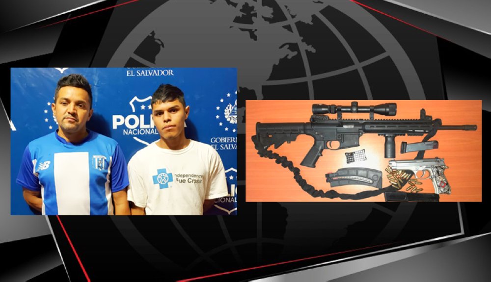 Capturan En Moraz N A Presuntos Pandilleros Con Fusil De Asalto