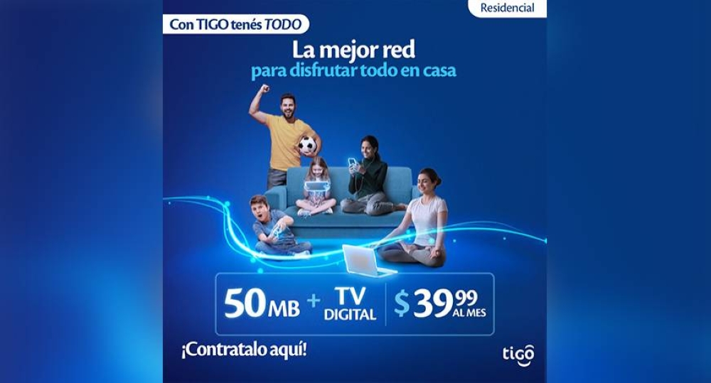 Tigo La Mejor Red Para Disfrutar De Todo En Casa Diario El Mundo