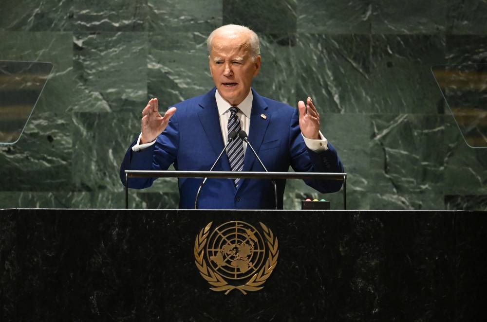 El presidente Joe Biden afirmó en su discurso ante la ONU que Rusia