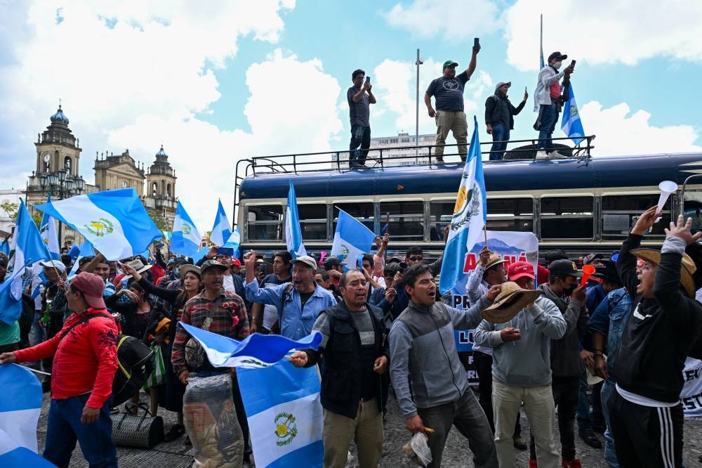 Al Menos Puntos De Carretera En Guatemala Contin An Bloqueados