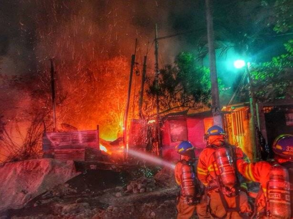 Incendio estructural destruyó por completo una vivienda en San Marcos