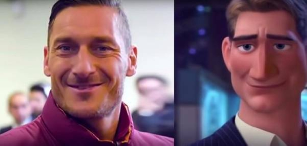 Francesco Totti y Alistair Krei