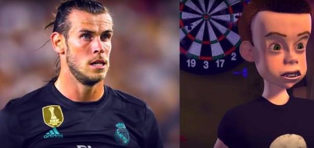 Gareth Bale y Sid Phillips