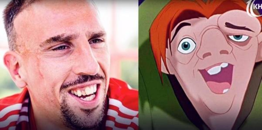 Ribery y Quasimodo