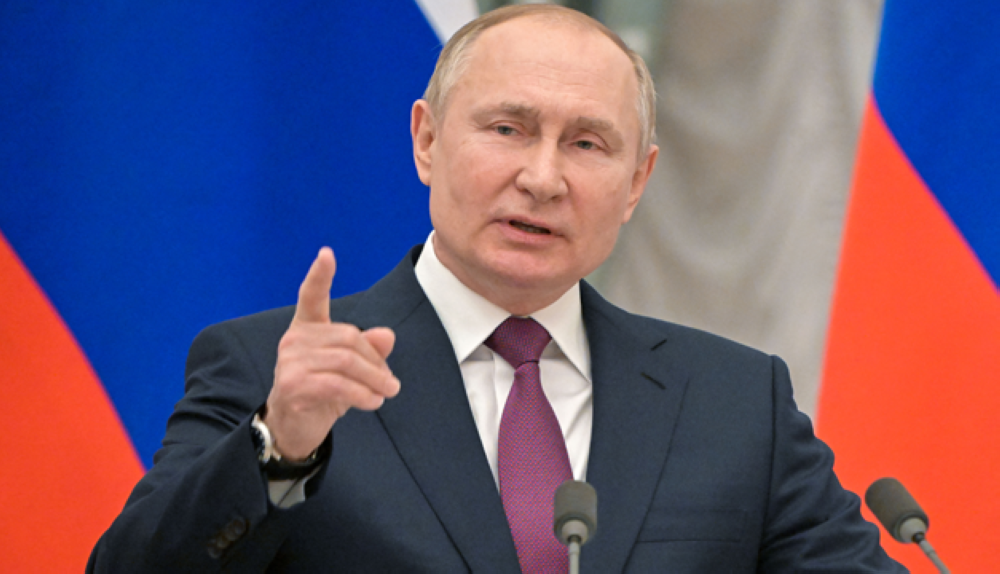 Vladimir Putin, presidente de Ucrania. AFP