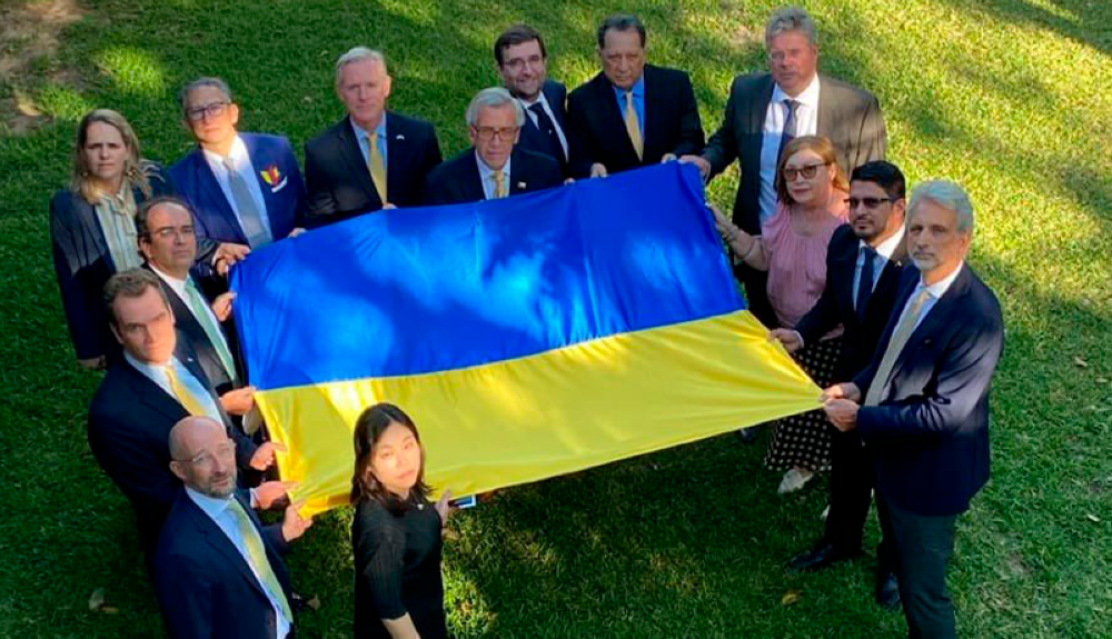 Diplomats in El Salvador express solidarity with Ukraine