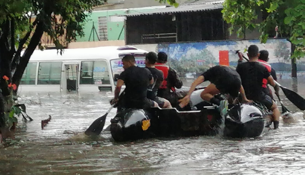 Inundación Santa Lucía 2. Cortesía Comandos de Salvamento