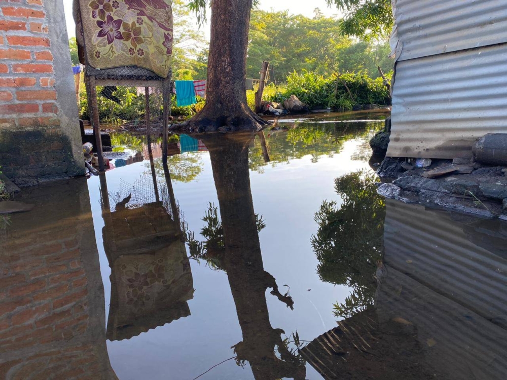 Inundaciones en Puerto Parada, Usulután. Cortesía