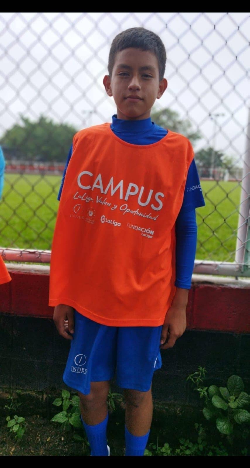 Esteban Valladares viajó a España para participar en el Primer Campus Internacional de La Liga Valores y Oportunidades / Escuela de Fútbol Circasia