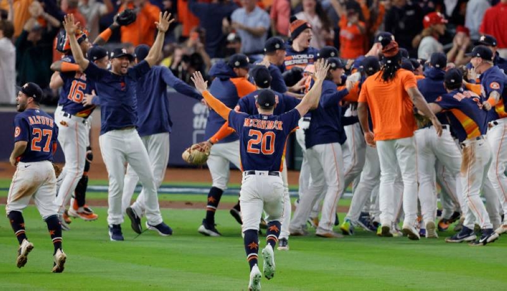 Astros de Houston es el nuevo campeón de la Serie Mundial de béisbol