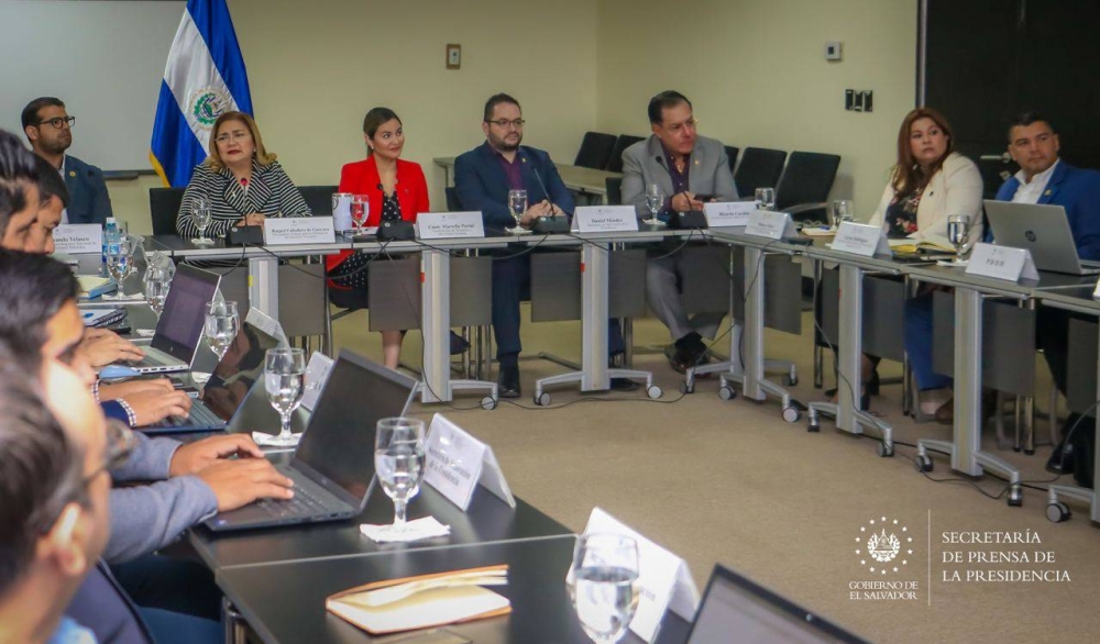 A meeting of five representatives of state agencies was held this Wednesday.  / @SecPresaSV