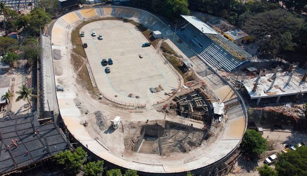 El Polvorin Sports Complex under renovation.  / Emerson Del Cid.