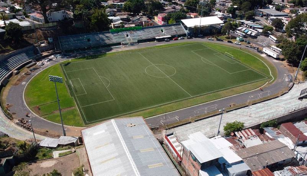 Estadio Nacional Las Delicias en remodelación. / Gabriel Aquino