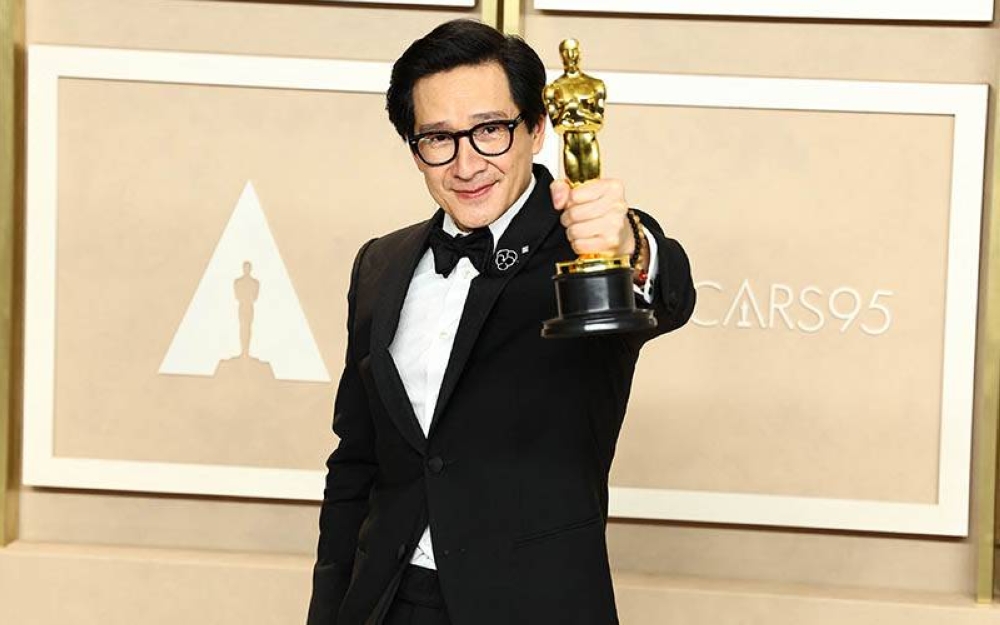 El ex astro infantil Ke Huy Quan, de Vietnam, logró su Óscar al Mejor Actor de Reparto por 