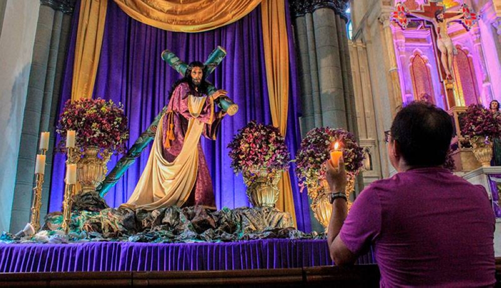 La imagen de Jesús Nazareno es la primera consagrada del país y tiene más de 150 años. / Gabriel Aquino