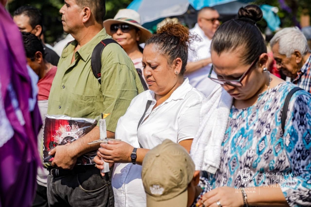 Fieles católicas asistieron al viacrus del Viernes Santo. / Cortesía SDP