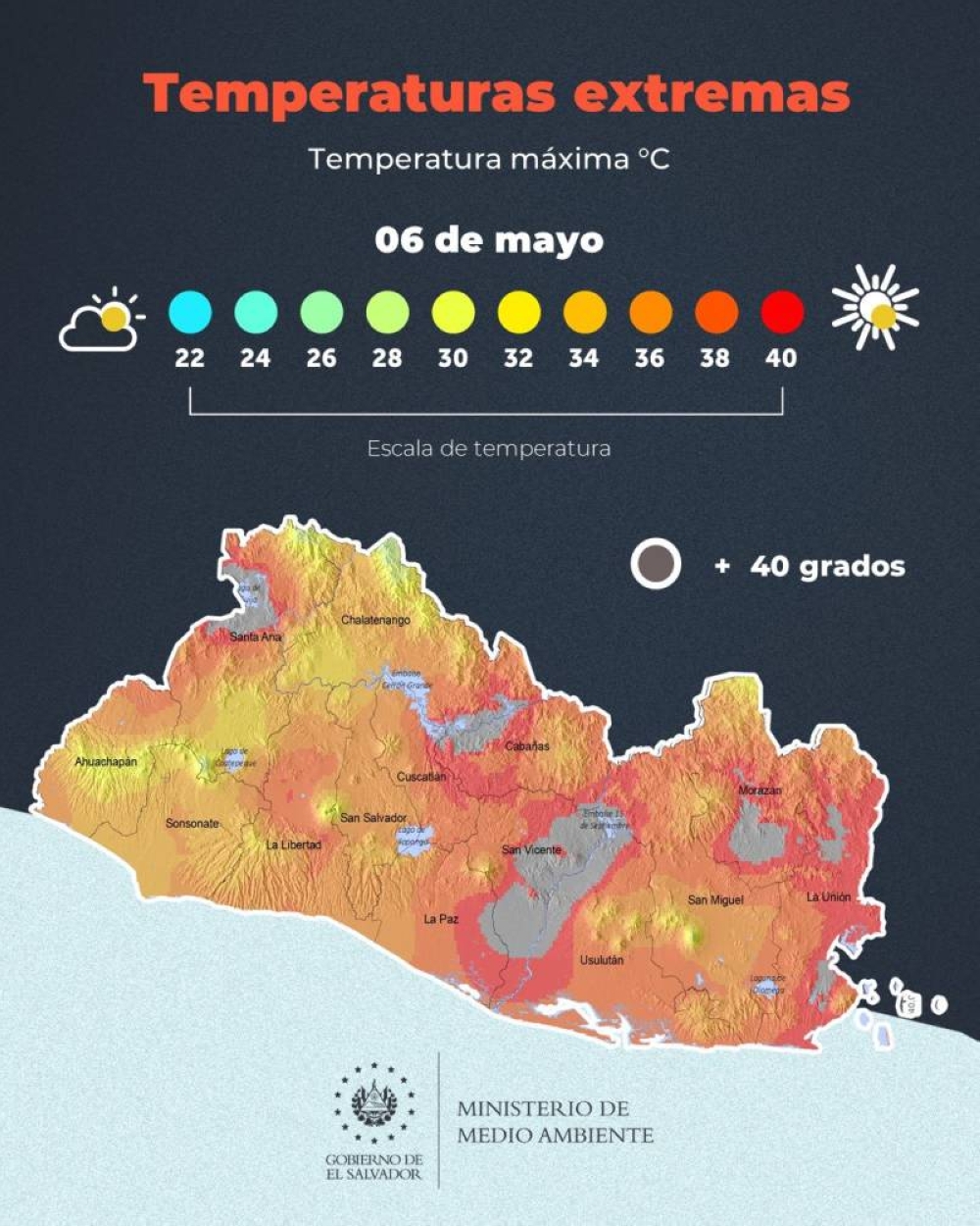 temperaturas récord sábado 6 de mayo