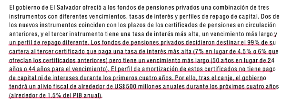 Página 2 del informe del S&P Global Ratings del 9 de mayo.