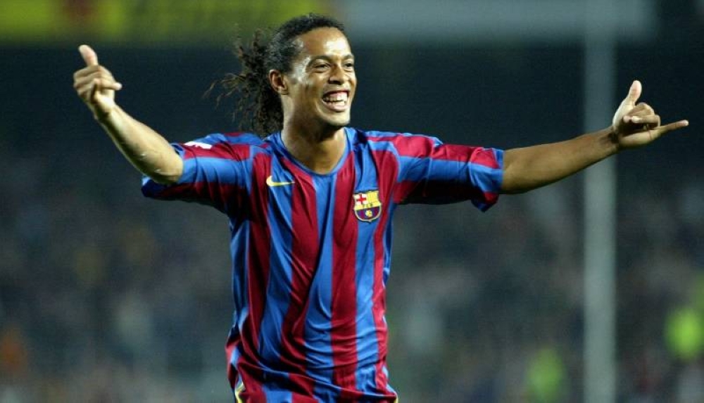 Ronaldinho, Barça Legend Star, Match Against The African Team 