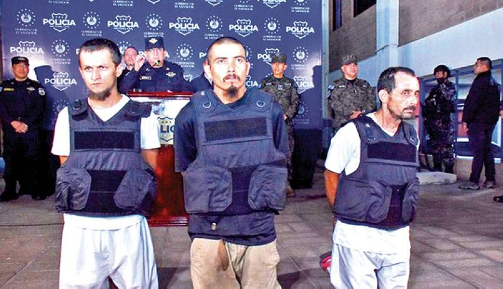 La PNC presentó en mayo a tres supuestos pandilleros por el asesinato del agente policial Maximino Vásquez.