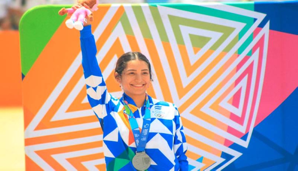 Ivonne Nóchez logró ganar la primera medalla de plata. / G. Aquino