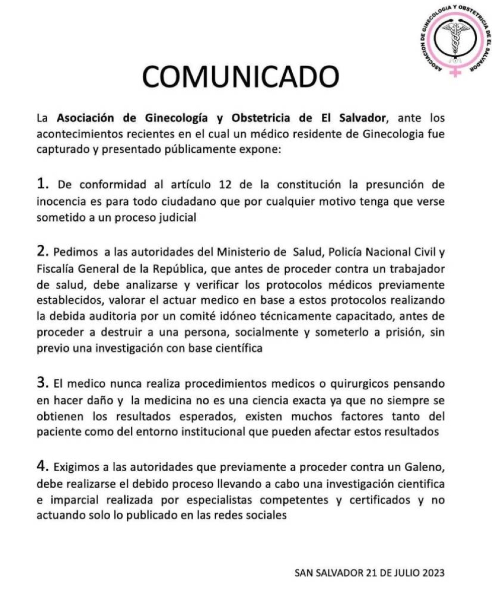 Comunicado.