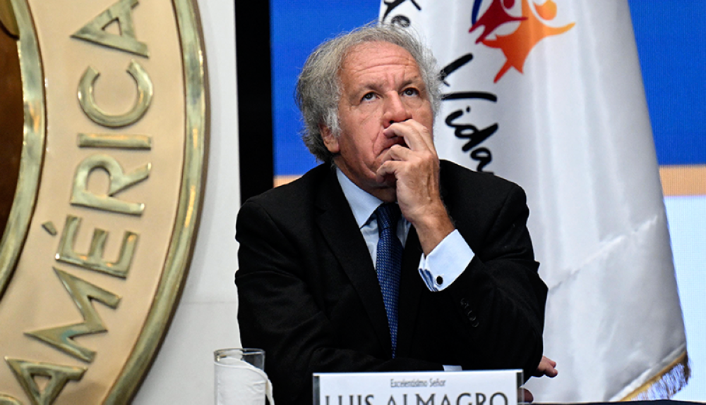 Luis Almagro, secretario general de la OEA.AFP