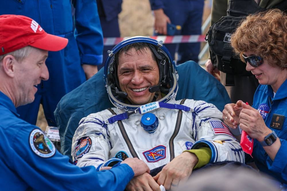 Frank Rubio se convirtió en el astronauta estadounidense en la historia / Foto retomada de AFP. 