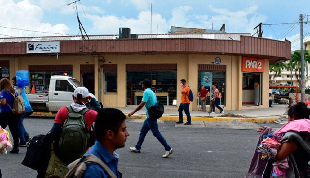 En este lugar estaba ubicado el edificio Rubén Darío, frente al Extelégrafo. / Juan Martínez