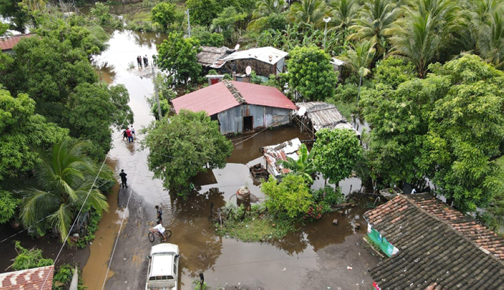 La Tormenta Tropical Pilar dejó 3 fallecidos, 555 personas albergadas en todo el país y daños en 27 casas. Cortesía MTPS