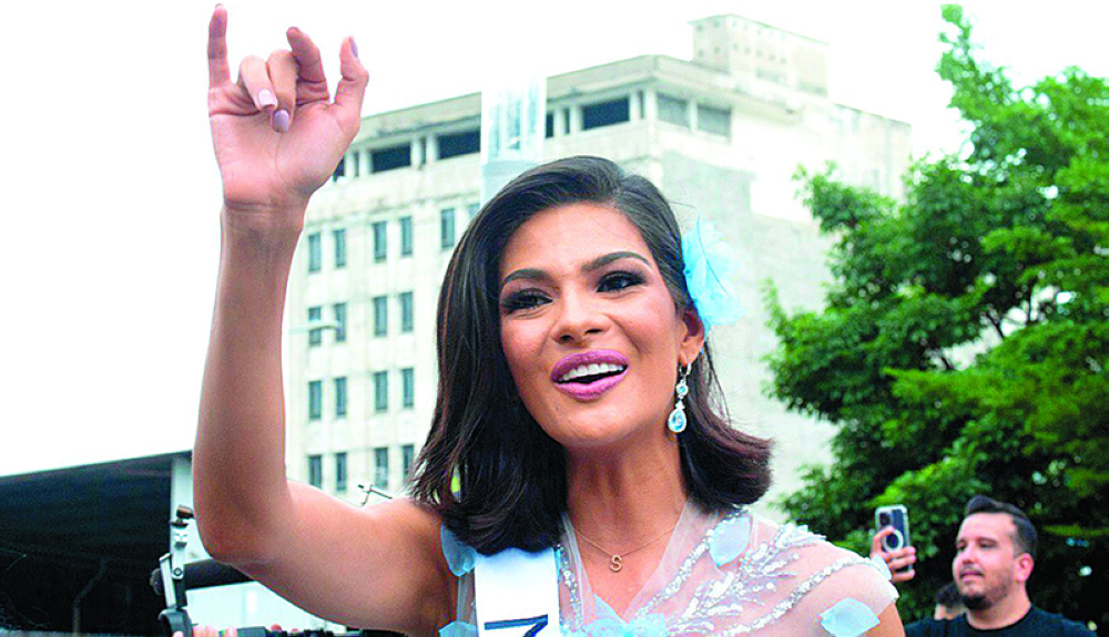 La nicaragüense Sheyniss Palacios demostró que es una de las más queridas de la gente. Foto DEM