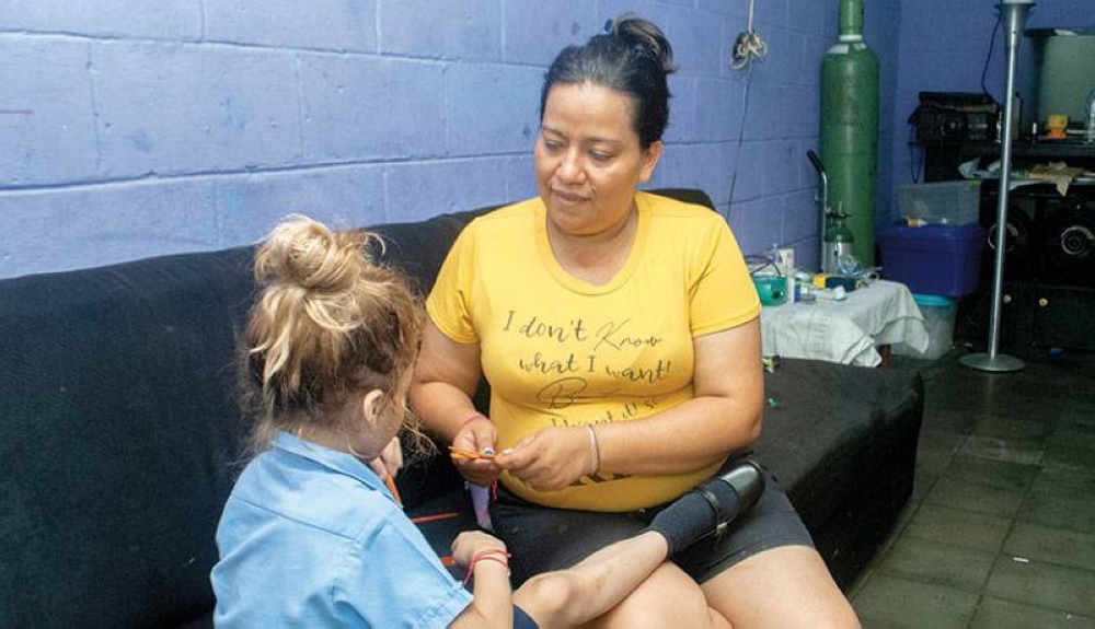 About 75 children in El Salvador have cystic fibrosis