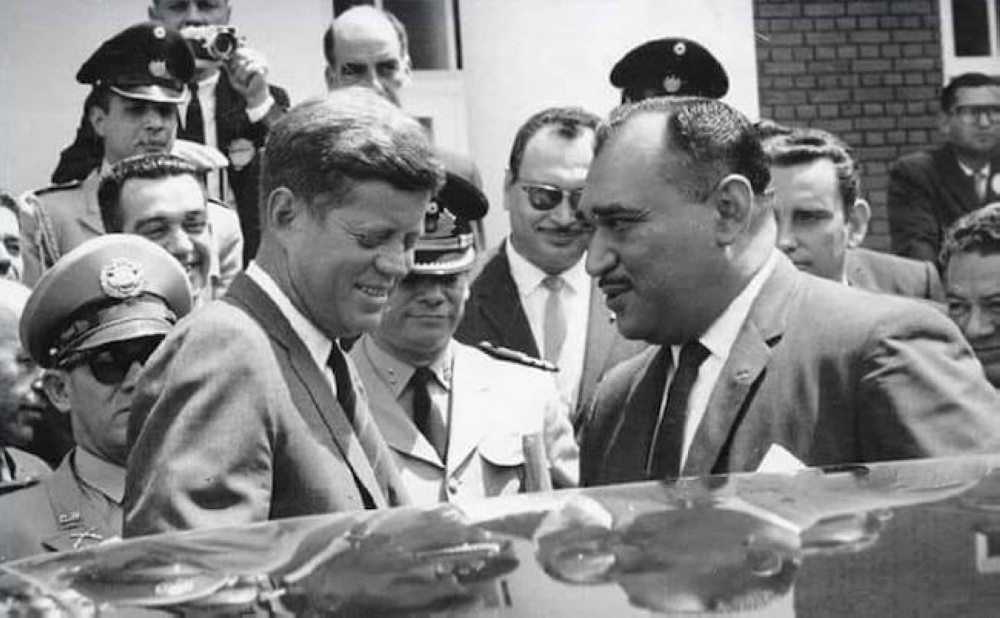 John F. Kennedy junto al presidente salvadoreño Julio Rivera