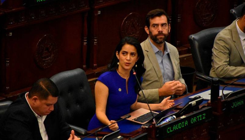 Claudia Ortiz, de Vamos, rechazó la aprobación por considerarla inconstitucional. / Emerson del Cid.