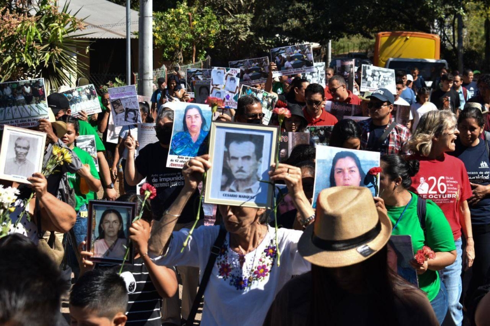 Habitantes de El Mozote conmemoraron la masacre que ejecutaron militares salvadoreños en 1981. / Emerson del Cid.