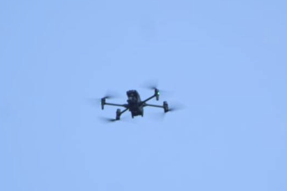 Un dron fue visto sobrevolando la zona del penal de Mariona. Foto DEM- Lisbeth Ayala. 