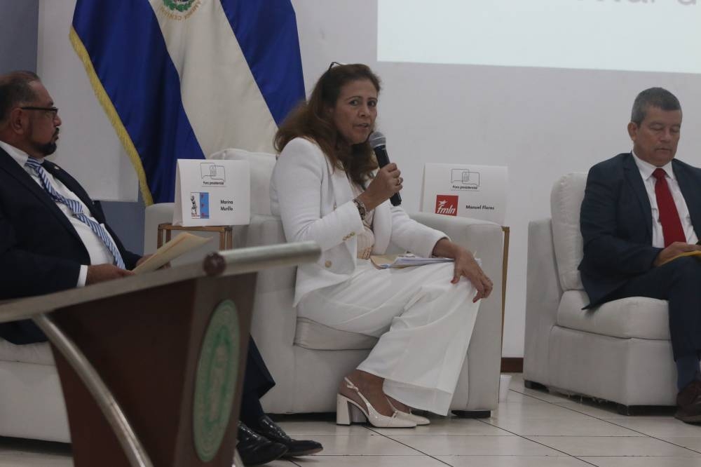 Marina Murillo, candidata presidencial de FPS. / F. Valle.