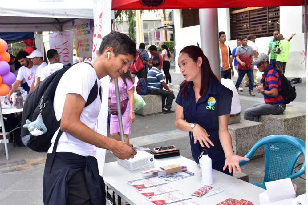 El evento atendió a diversidad de personas en el centro histórico. 