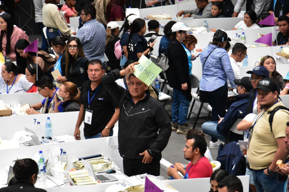 Así va el escrutinio final para definir Asamblea Legislativa en El