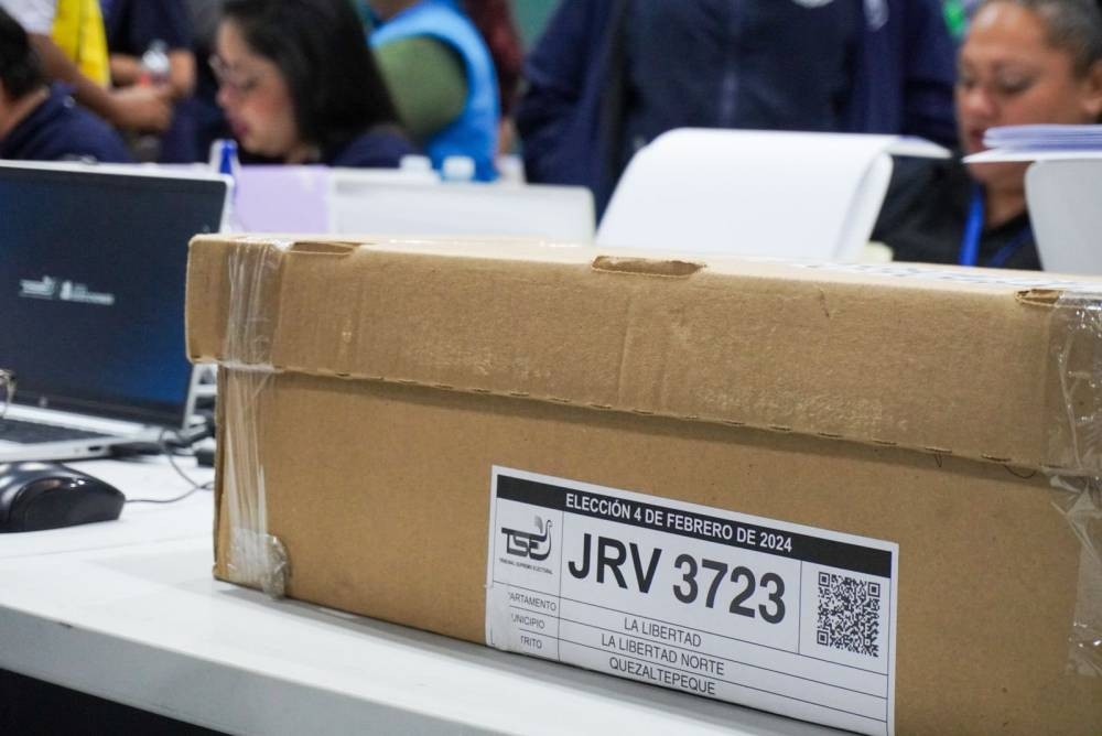 De La Libertad, el TSE abrió 1,023 cajas electorales. / TSE.