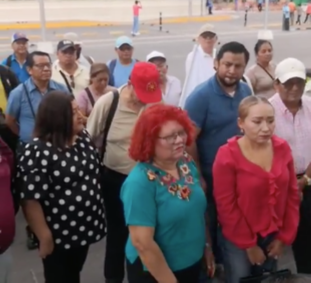 Integrantes del BRP informaron hoy en la Plaza Cívica los motivos y la ruta de su marcha el 1 de mayo. / Video del BRP.