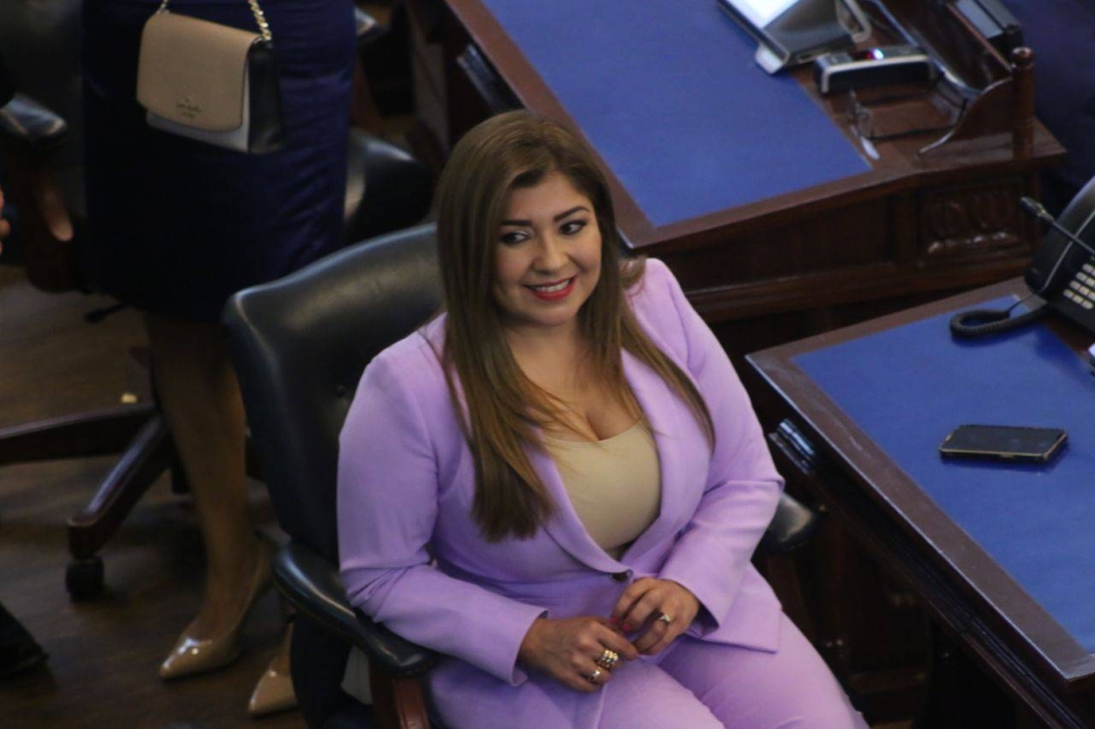 La cantante y exconcejal de Santa Tecla, Sharon Salazar, se ha tomado muy en serio su nuevo rol como legisladora, y decidió dejar la extravagancia por un look muy recatado. 