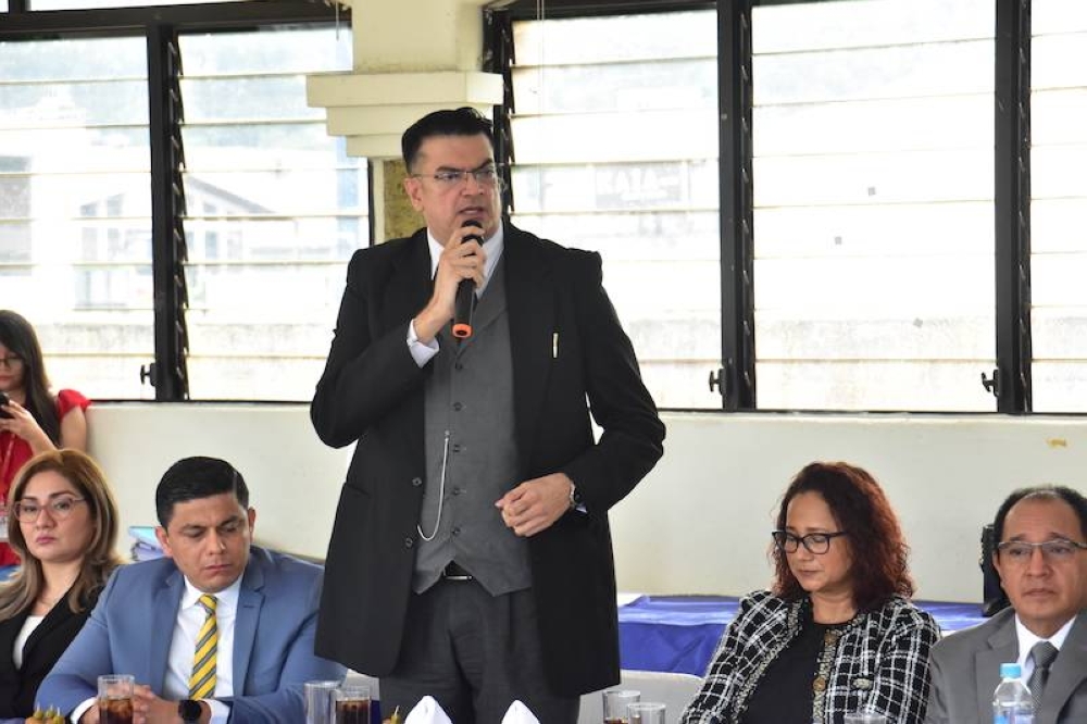 José Mauricio Cardoza Hernández, aspirante a candidato a la CSJ. / Juan Martínez