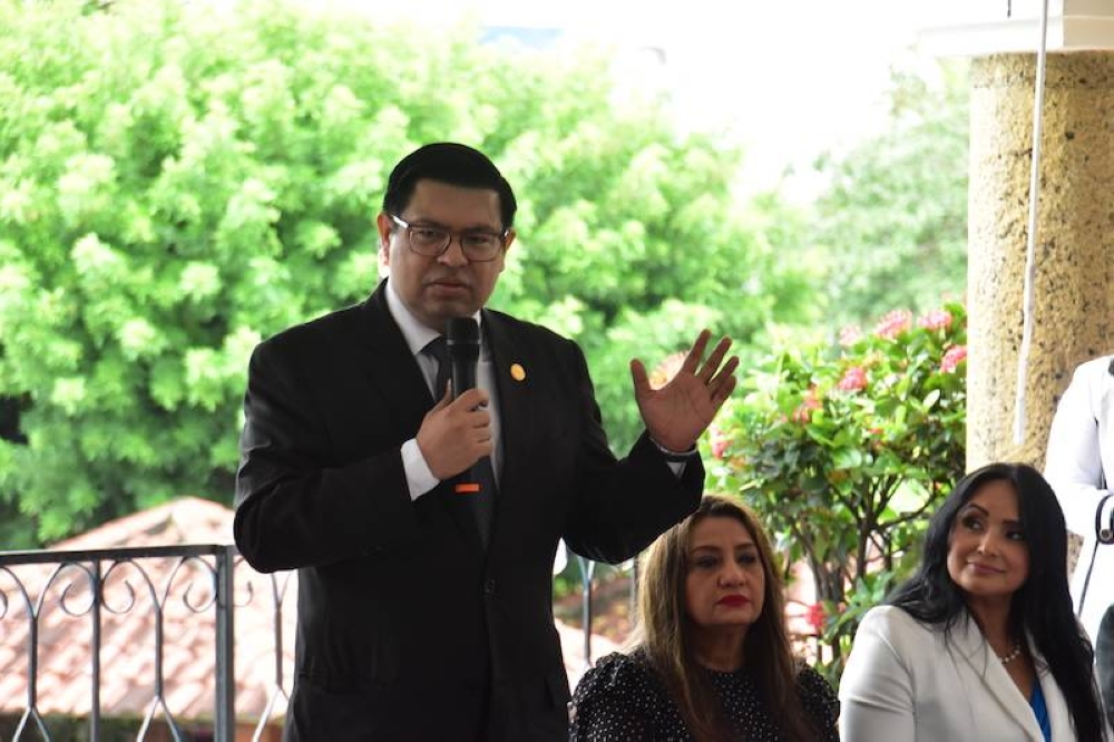Alexander Efraín Tiras Navarro, aspirante a candidato a magistrado de la CSJ. / Juan Martínez.