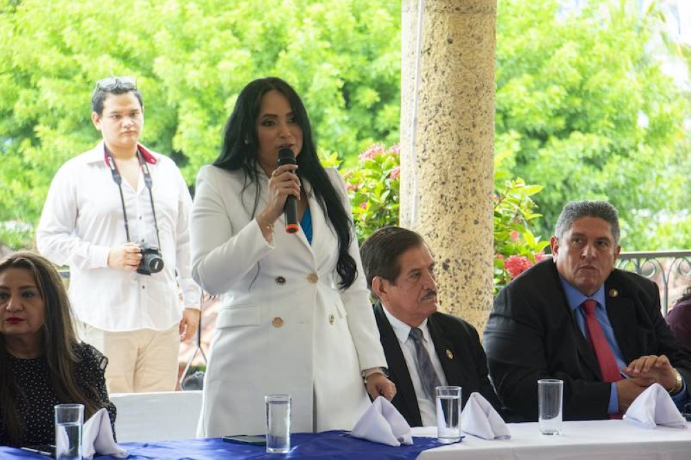Karen Yasmin Salmerón, aspirante a candidato a magistrado de la CSJ. / Juan Martínez.