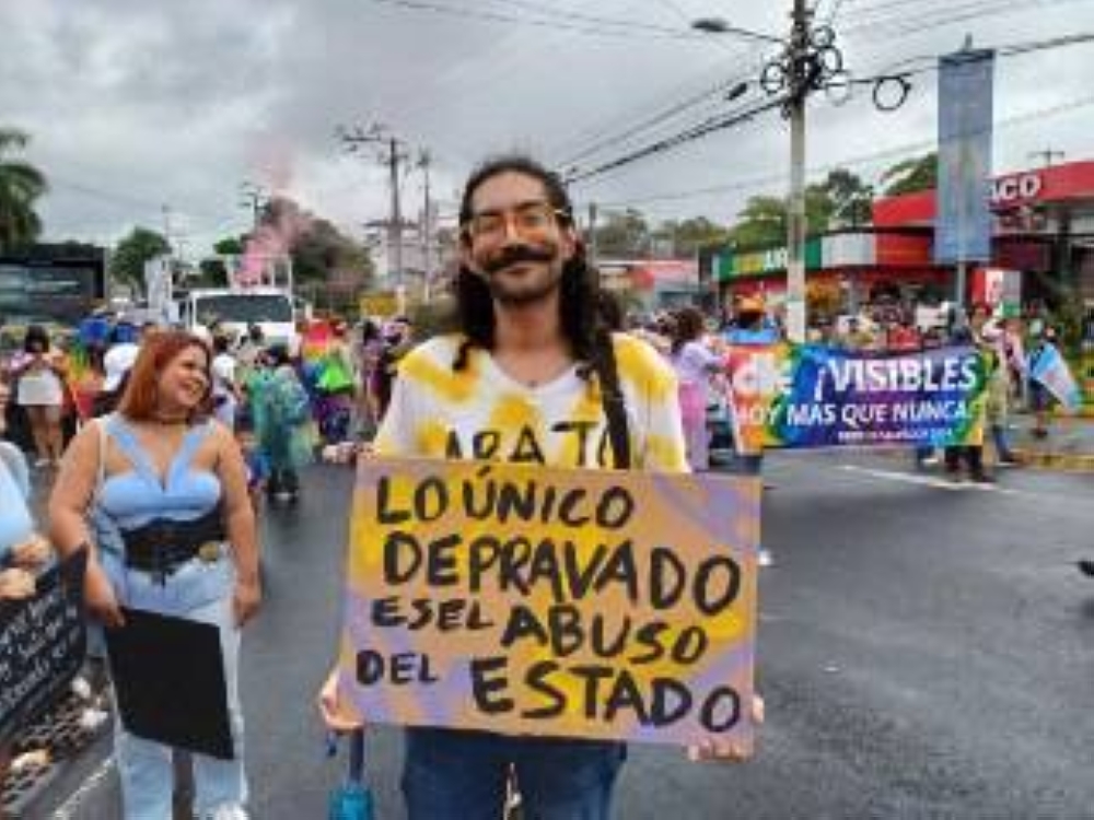 La marcha también denunció abusos. / Jessica Guzmán.