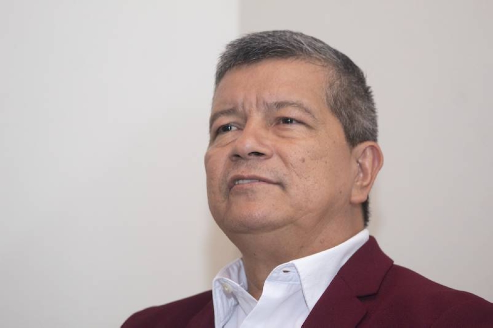 Manuel Flores fue candidato presidencial del FMLN. / DEM.