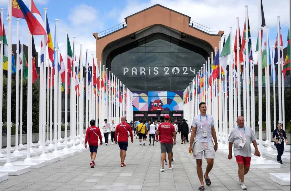 La Villa Olímpica, el hogar de los atletas en París. 