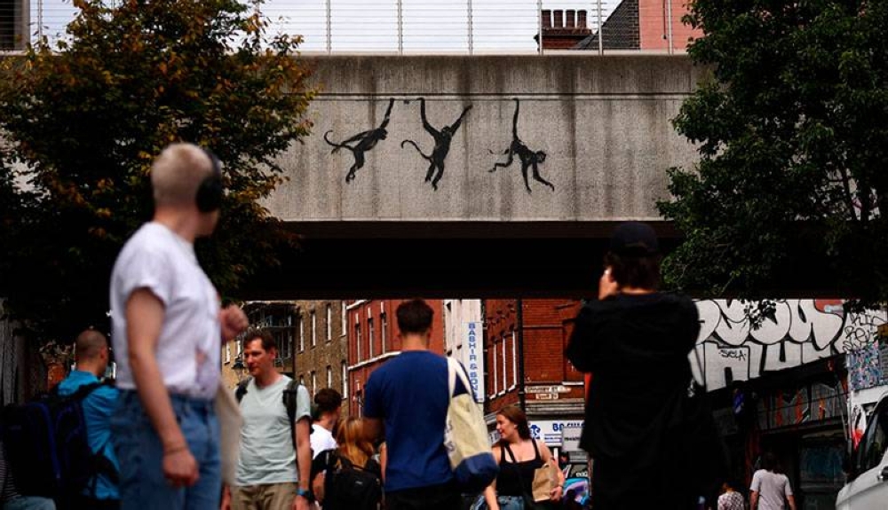 Obras de Banksy esparcidas por Londres