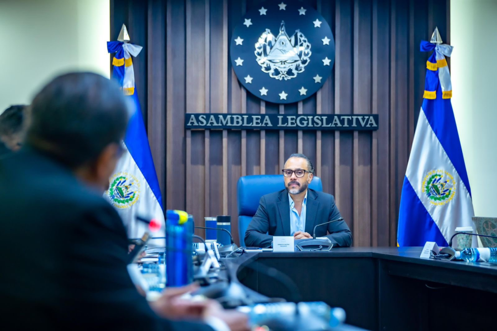 Ernesto Castro, presidente de la Asamblea Legislativa. / AsambleaSV.,image_description: